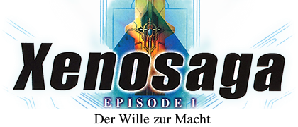 Xenosaga title screen for Playstation 2